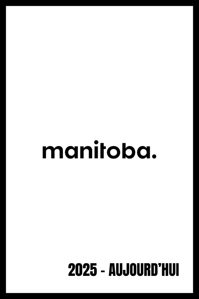 Image verticale montrant le logo Manitoba, agence de communication spécialisée en B2B